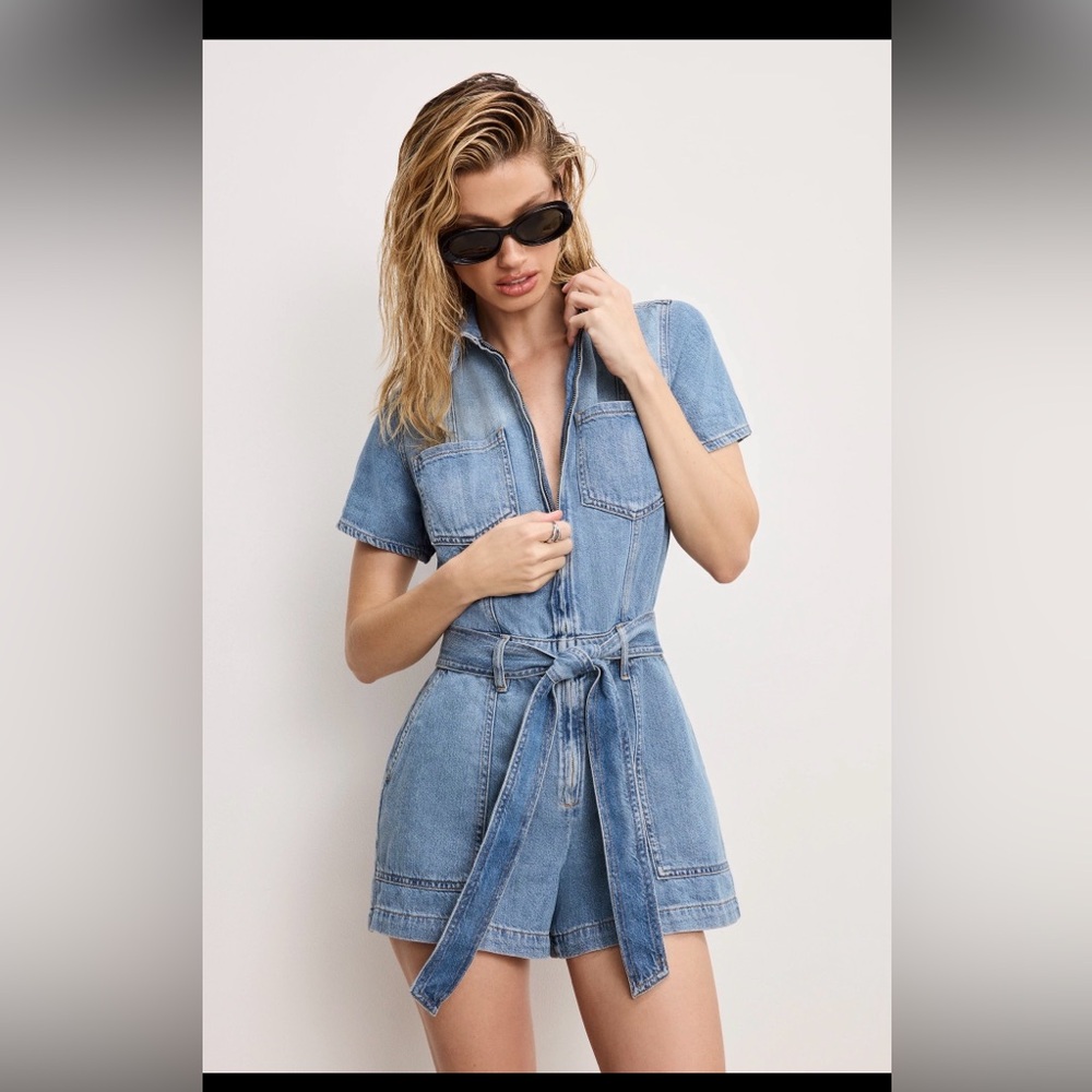 Good American Denim jumpsuit